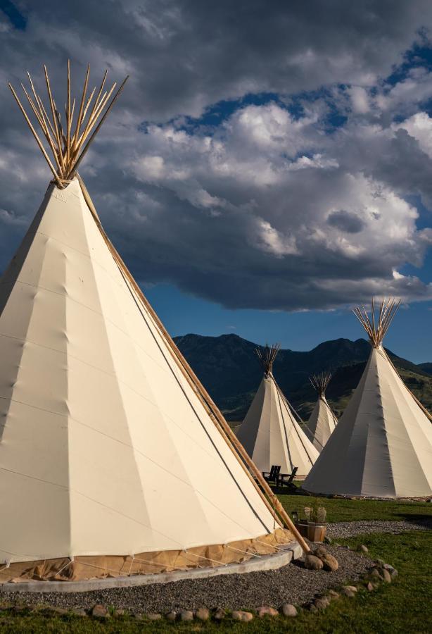 Dreamcatcher Tipi Hotel Gardiner Exterior foto
