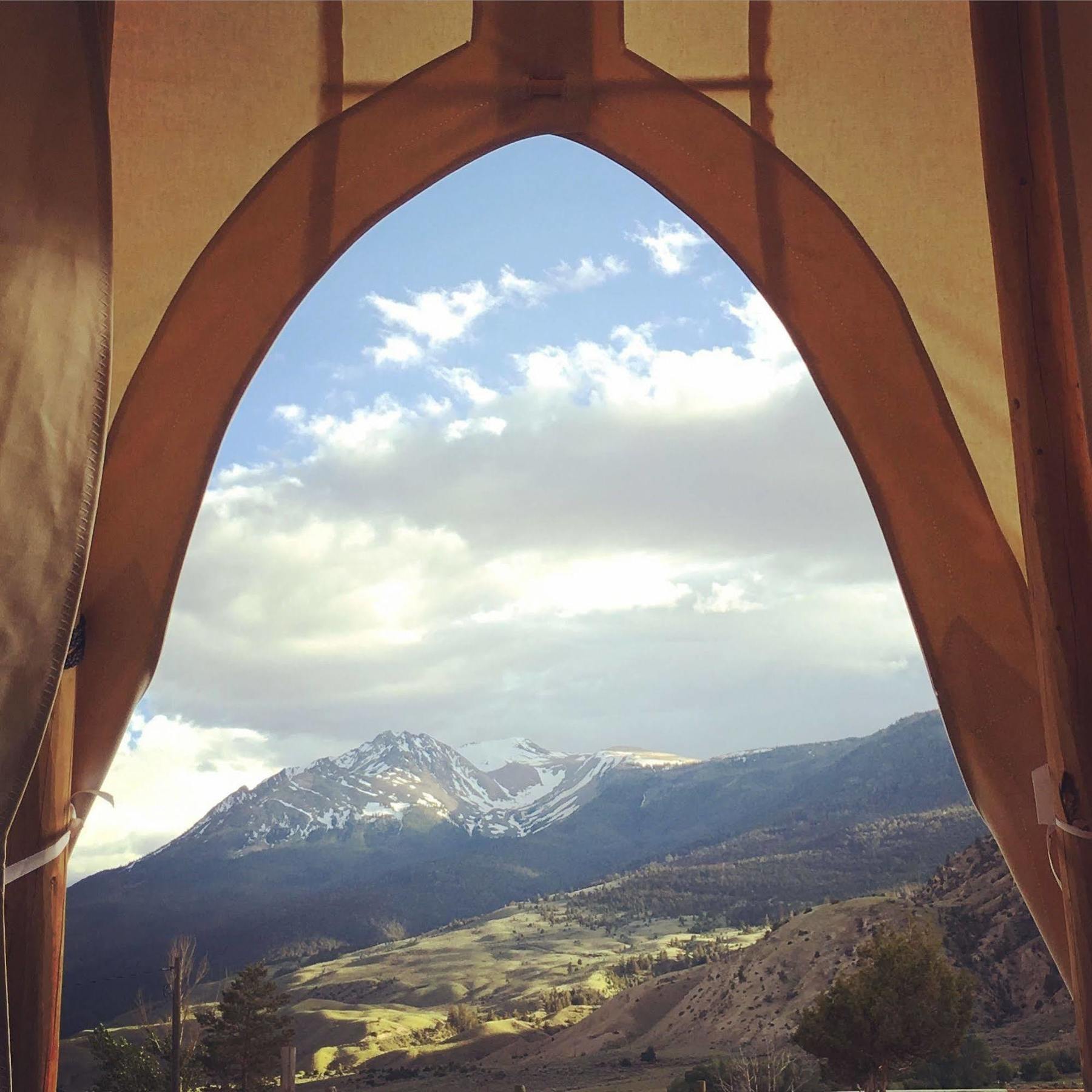 Dreamcatcher Tipi Hotel Gardiner Exterior foto